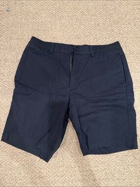 Vince Men's Navy Flat-Front Shorts